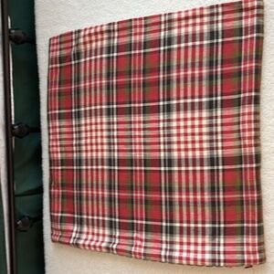 18” square pillow cover with two reversible patterns